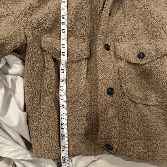 Zara Oversized Shearling Teddy Coat/Jacket - Picture 9 of 9